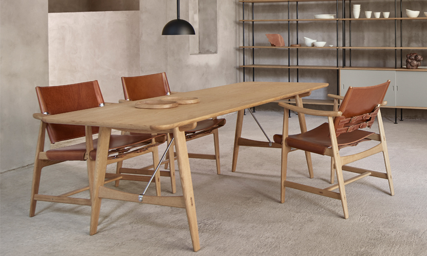 Carl Hansen & Son カール・ハンセン＆サン BM1160 Hunting Table ハンティングテーブル サイズ：W210cm デザイン：ボーエ・モーエンセン