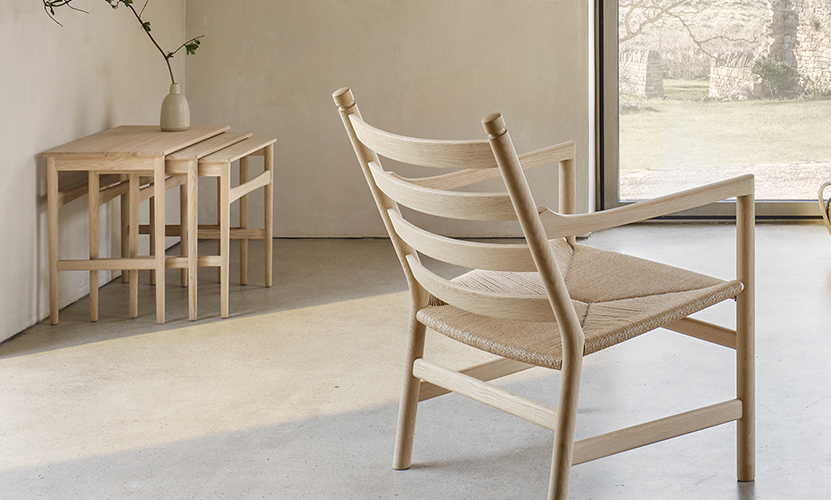 Carl Hansen & Son カール・ハンセン＆サン CH004 Nesting Tables ネスティング テーブル 3台セット サイドテーブル デザイン：ハンス・J・ウェグナー