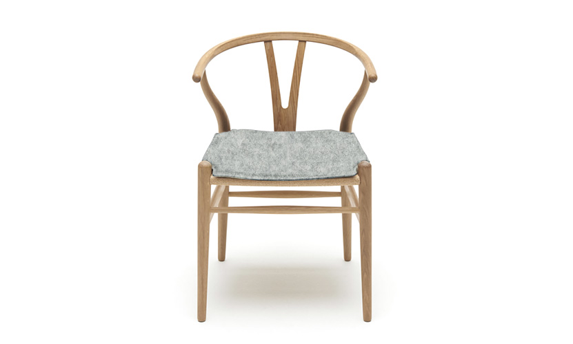 Carl Hansen & Son カール・ハンセン＆サン CH24C Yチェア （ワイチェア） 専用 両面ファブリッククッション Fabric Group 1：Focus Meange （ウール） フォーカスメランジ カラー：4色