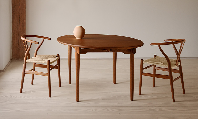 Carl Hansen & Son カール・ハンセン＆サン CH337 伸長式 ダイニングテーブル W140~200cm  デザイン：ハンス・J・ウェグナー