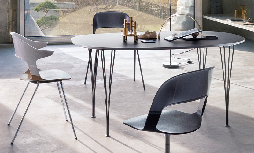 FRITZ HANSEN フリッツ・ハンセン SUPERELLIPSE スーパー楕円テーブル