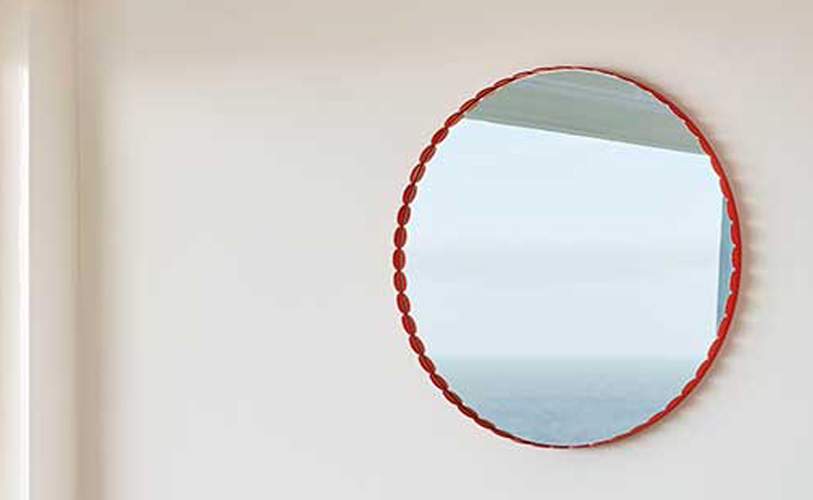 HAY ヘイ Arcs Mirror アークス ミラー Round ラウンド 60cm ウォールミラー 鏡 壁掛け鏡 丸型 ラウンドミラー デザイン：ミュラー・ヴァン・セーヴェレン