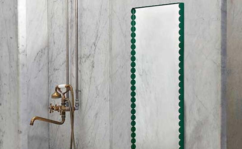 HAY ヘイ Arcs Mirror アークス ミラー Rectangle M レクタングル スクエア 50×133cm Mサイズ ウォールミラー 鏡 壁掛け鏡 四角型 ミラー デザイン：ミュラー・ヴァン・セーヴェレン