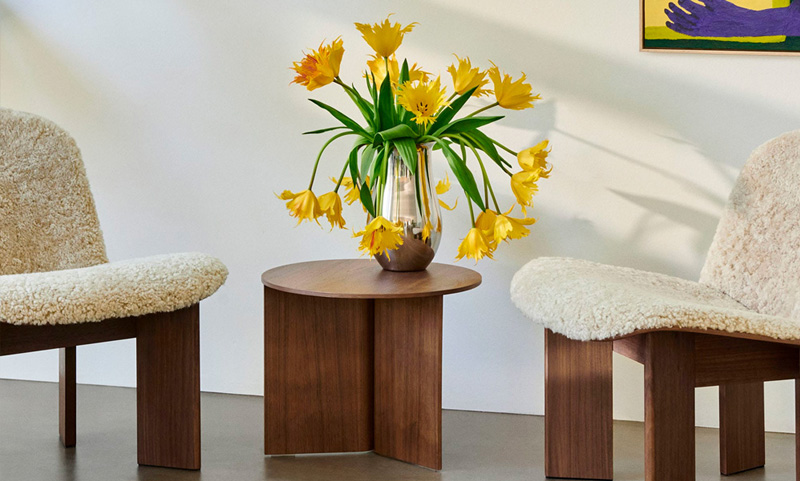 HAY ヘイ Slit Table スリット テーブル Wood Round ウッド ラウンド サイドテーブル Φ45×H35.5cm ベニヤ 合板 ウォーターラッカー塗装仕上げ カラー：3色 デザイン：HAY