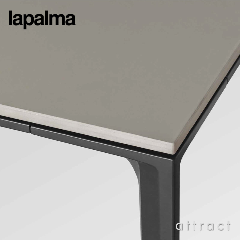 lapalma ラパルマ ADD T アドT ダイニングテーブル サイズ：160cm・180cm・200cm サイズ 奥行：80cm ＆ 90cm フェニックス天板：4色 フレーム：2色 デザイン：フランチェスコ・ロタ