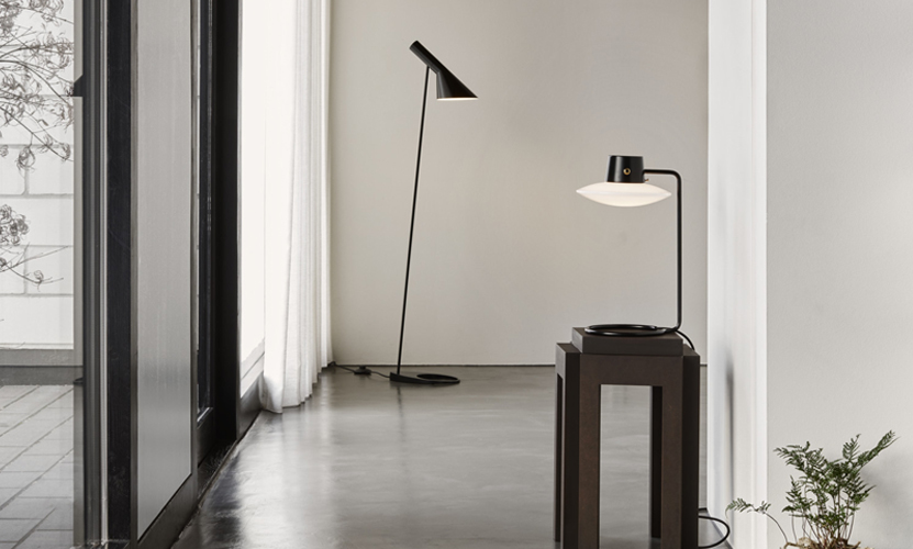 Louis Poulsen ルイスポールセン AJ Oxford Table Lamp AJ オックスフォード テーブルランプ H410mm メタルシェード（メタル＋ガラス） デザイン：アルネ・ヤコブセン