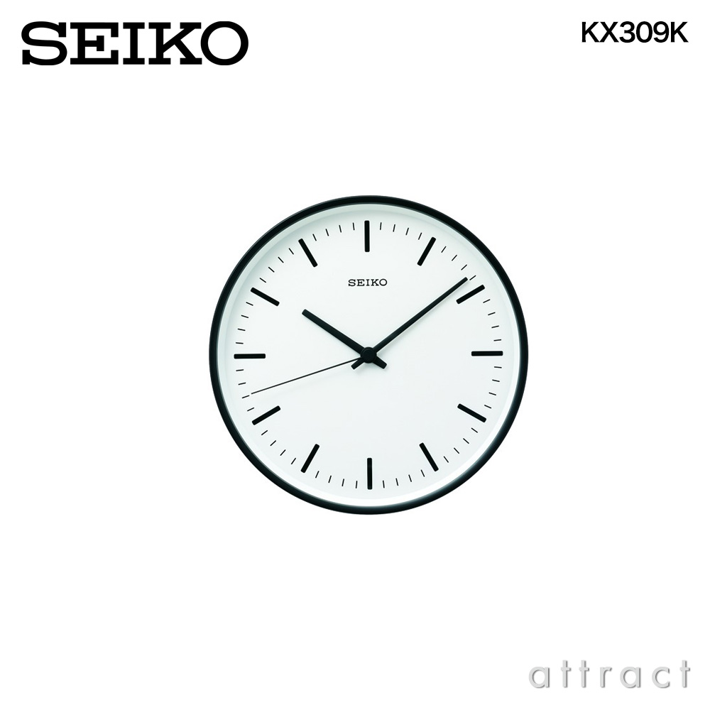 SEIKO セイコー STANDARD スタンダード パワーデザインプロジェクト アナログクロック 電波時計 サイズ：L・M  カラー：ブラック・ホワイト デザイン：深澤 直人