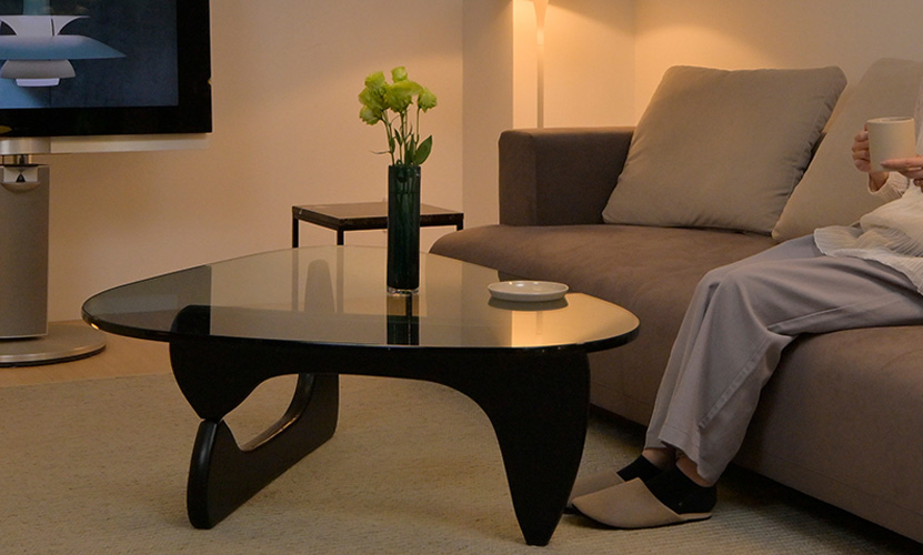 Vitra ヴィトラ Coffee Table コーヒーテーブル センターテーブル ガラス デザイン：イサム・ノグチ