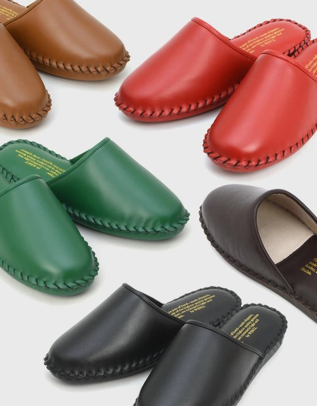 WINCL ウィンクル Leather Slippers レザースリッパ