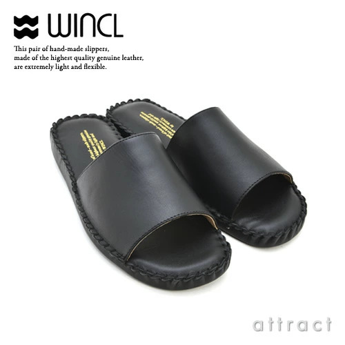 WINCL ウィンクル Leather Slippers レザースリッパ