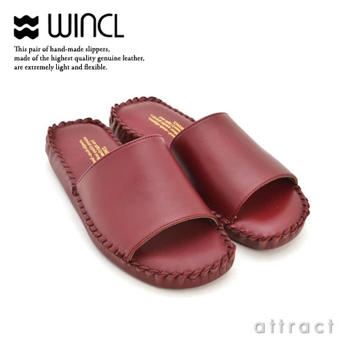 WINCL ウィンクル Leather Slippers レザースリッパ