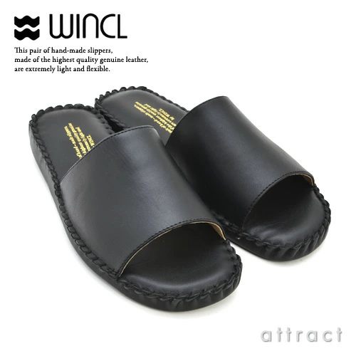 WINCL ウィンクル Leather Slippers レザースリッパ