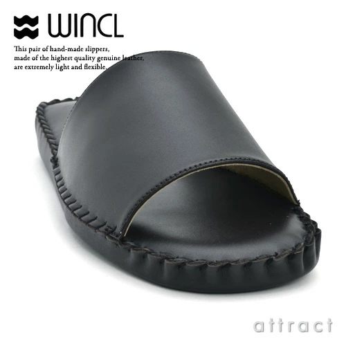 WINCL ウィンクル Leather Slippers レザースリッパ