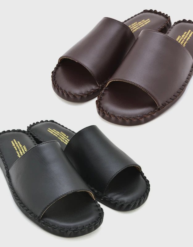 WINCL ウィンクル Leather Slippers レザースリッパ