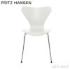 FRITZ HANSEN フリッツ・ハンセン SERIES 7 セブンチェア 3107 チェア カラードアッシュ カラー：ホワイト ベースカラー：クローム仕上げ デザイン：アルネ・ヤコブセン