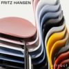 FRITZ HANSEN フリッツ・ハンセン SERIES 7 セブンチェア 3107 チェア カラードアッシュ カラー：ホワイト ベースカラー：クローム仕上げ デザイン：アルネ・ヤコブセン