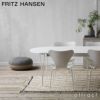 FRITZ HANSEN フリッツ・ハンセン SERIES 7 セブンチェア 3107 チェア カラードアッシュ カラー：ホワイト ベースカラー：クローム仕上げ デザイン：アルネ・ヤコブセン