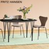 FRITZ HANSEN フリッツ・ハンセン SERIES 7 セブンチェア 3107 チェア カラードアッシュ カラー：ホワイト ベースカラー：クローム仕上げ デザイン：アルネ・ヤコブセン