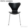  FRITZ HANSEN フリッツ・ハンセン SERIES 7 セブンチェア 3107 チェア カラードアッシュ カラー：ブラック ベースカラー：クローム仕上げ デザイン：アルネ・ヤコブセン 