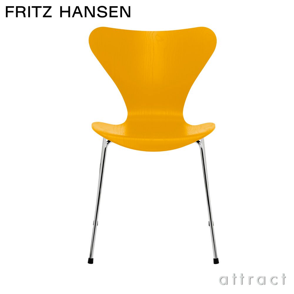 FRITZ HANSEN フリッツ・ハンセン SERIES 7 セブンチェア 3107 チェア カラードアッシュ カラー：16色 ベースカラー：7色 デザイン：アルネ・ヤコブセン