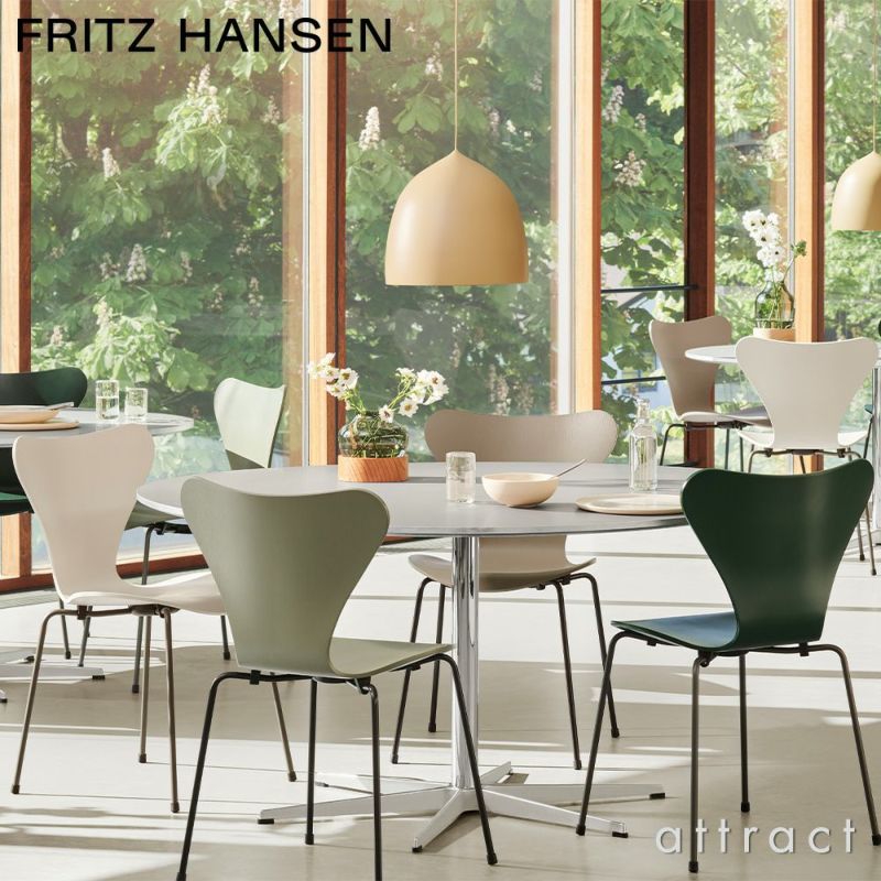 FRITZ HANSEN フリッツ・ハンセン SERIES 7 セブンチェア 3107 チェア ラッカー カラー：16色 ベースカラー：7色  デザイン：アルネ・ヤコブセン | アトラクト・オンラインショップ