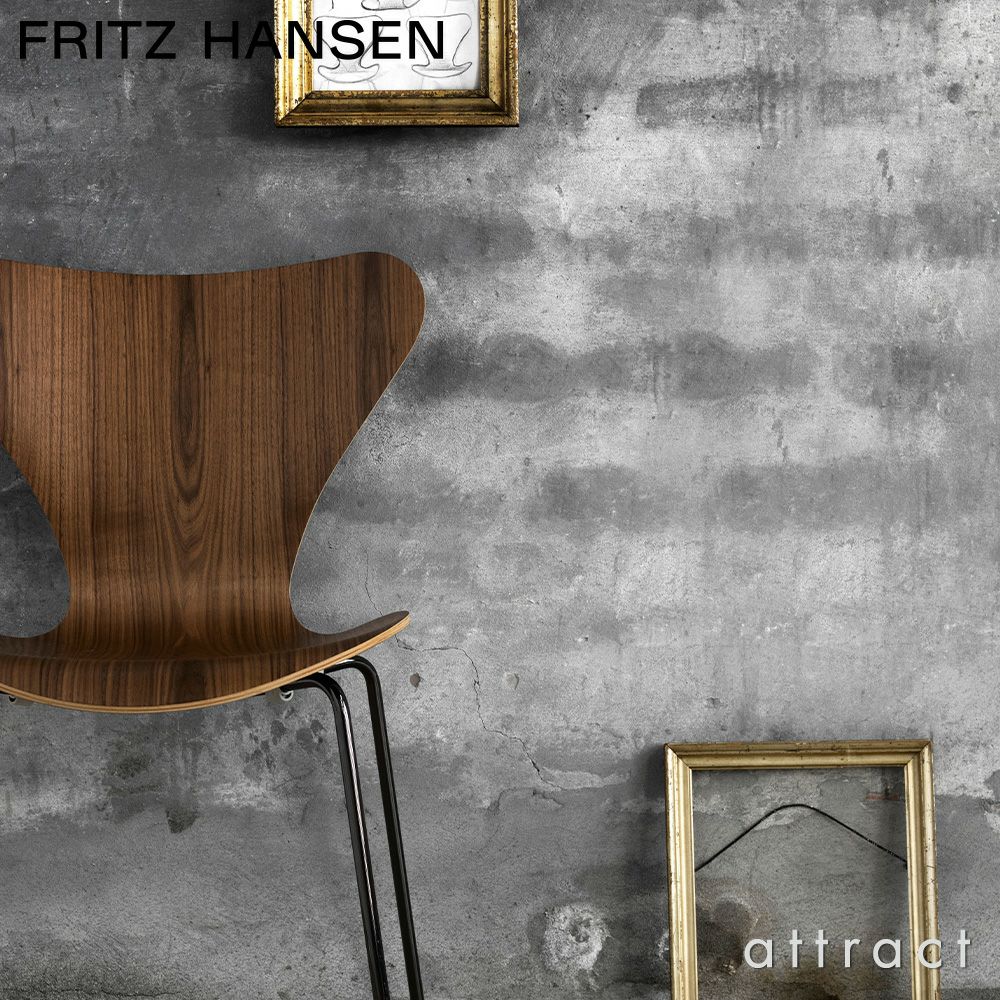 FRITZ HANSEN フリッツ・ハンセン SERIES 7 セブンチェア 3107 チェア ナチュラルウッド カラー：オーク ベースカラー：クローム仕上げ デザイン：アルネ・ヤコブセン