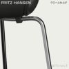 FRITZ HANSEN フリッツ・ハンセン SERIES 7 セブンチェア 3107 チェア フルパディング エッセンシャルレザー カラー：ブラック ベースカラー：クローム仕上げ デザイン：アルネ・ヤコブセン