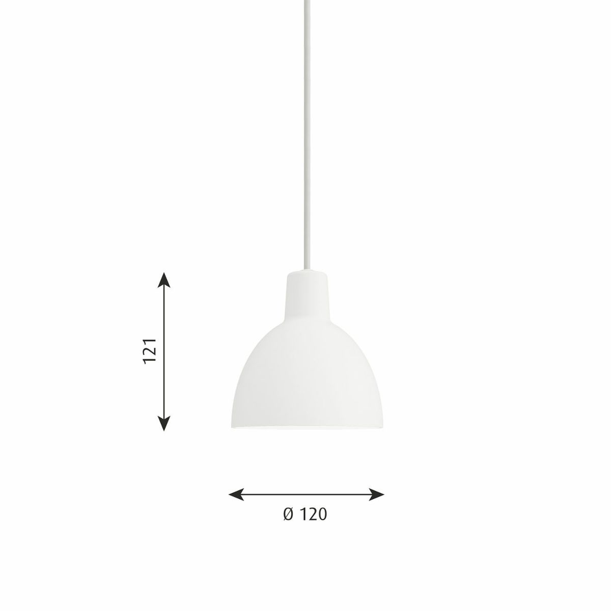 Louis Poulsen ルイスポールセン Toldbod 120 トルボー 120 カラー：ホワイト デザイン：Louis Poulsen Lighting A/S