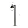 Louis Poulsen ルイスポールセン Toldbod 155 Bollard トルボー 155 ボラード Φ155mm カラー：ブラック デザイン：Louis Poulsen Lighting A/S