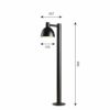 Louis Poulsen ルイスポールセン Toldbod 155 Bollard トルボー 155 ボラード Φ155mm カラー：ブラック デザイン：Louis Poulsen Lighting A/S