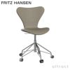 FRITZ HANSEN フリッツ・ハンセン SERIES 7 セブンチェア 3117 チェア フルパディング エッセンシャルレザー カラー：5色 ベースカラー：6色 デザイン：アルネ・ヤコブセン （アームなし・シート高さ調整機能 44-56cm・回転機能・キャスター付き）