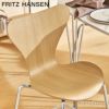 FRITZ HANSEN フリッツ・ハンセン SERIES 7 JUNIOR セブンチェア ジュニア 3177 チェア カラードアッシュ カラー：ブラック ベースカラー：クローム仕上げ デザイン：アルネ・ヤコブセン