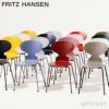 FRITZ HANSEN フリッツ・ハンセン ANT アリンコチェア 3101 チェア 4本脚 カラードアッシュ カラー：16色 ベースカラー：7色 デザイン：アルネ・ヤコブセン