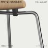 FRITZ HANSEN フリッツ・ハンセン ANT アリンコチェア 3101 チェア 4本脚 ナチュラルウッド カラー：10色 ベースカラー：6色 デザイン：アルネ・ヤコブセン