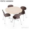 FRITZ HANSEN フリッツ・ハンセン ANT アリンコチェア 3101 チェア 4本脚 ナチュラルウッド カラー：10色 ベースカラー：6色 デザイン：アルネ・ヤコブセン