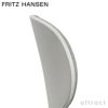 FRITZ HANSEN フリッツ・ハンセン ANT アリンコチェア 3101 チェア フロントパディング 4本脚 カラードアッシュ カラー：ホワイト 張地：Hallingdal ハリンダル ファブリックカラー：ホワイト/グレー（110） ベースカラー：クローム仕上げ デザイン：アルネ・ヤコブセン 