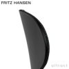 FRITZ HANSEN フリッツ・ハンセン ANT アリンコチェア 3101 チェア フロントパディング 4本脚 カラードアッシュ カラー：ブラック 張地：Vanir ヴァニール ファブリックカラー：ブラック/グレー（193） ベースカラー：クローム仕上げ デザイン：アルネ・ヤコブセン