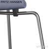  FRITZ HANSEN フリッツ・ハンセン ANT アリンコチェア 3101 チェア フロントパディング 4本脚 カラードアッシュ カラー：ラベンダーブルー 張地：Vanir ヴァニール ファブリックカラー：ライトブルー（733） ベースカラー：クローム仕上げ デザイン：アルネ・ヤコブセン