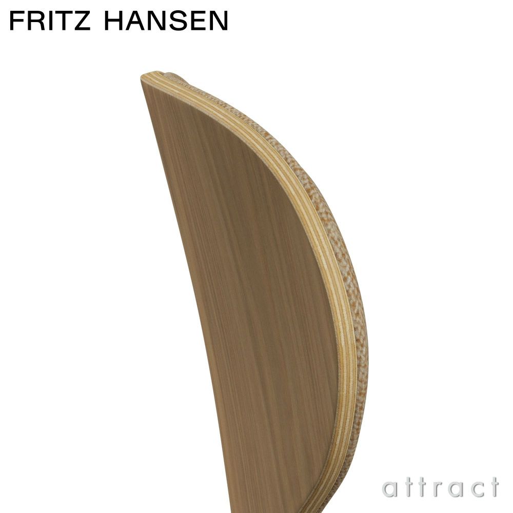 FRITZ HANSEN フリッツ・ハンセン ANT アリンコチェア 3101 チェア フロントパディング 4本脚 ナチュラルウッド カラー：オーク 張地：Vanir ヴァニール ファブリックカラー：ベージュマスタード（413） ベースカラー：クローム仕上げ デザイン：アルネ・ヤコブセン