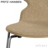 FRITZ HANSEN フリッツ・ハンセン ANT アリンコチェア 3101 チェア フロントパディング 4本脚 ナチュラルウッド カラー：オーク 張地：Vanir ヴァニール ファブリックカラー：ベージュマスタード（413） ベースカラー：クローム仕上げ デザイン：アルネ・ヤコブセン