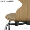 FRITZ HANSEN フリッツ・ハンセン ANT アリンコチェア 3101 チェア フロントパディング 4本脚 ナチュラルウッド カラー：オーク 張地：Vanir ヴァニール ファブリックカラー：ベージュマスタード（413） ベースカラー：クローム仕上げ デザイン：アルネ・ヤコブセン