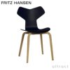 FRITZ HANSEN フリッツ・ハンセン GRAND PRIX グランプリチェア 4130 チェア ウッドレッグ カラードアッシュ カラー：16色 デザイン：アルネ・ヤコブセン