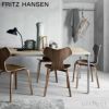 FRITZ HANSEN フリッツ・ハンセン GRAND PRIX グランプリチェア 4130 チェア ウッドレッグ ナチュラルウッド カラー：2色 デザイン：アルネ・ヤコブセン