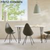 FRITZ HANSEN フリッツ・ハンセン DROP ドロップ 3110 チェア プラスチック カラー：6色 ベースカラー：5色 デザイン：アルネ・ヤコブセン