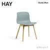 HAY ヘイ About A Chair アバウト ア チェア AAC 12 ver 2.0 アームレスチェア カラー：16色 ベース：オーク（ウォーターラッカー 水性塗装） デザイン：ヒー・ウェリング