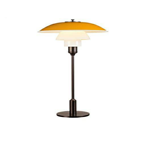  Louis Poulsen ルイスポールセン PH 3 1/2-2 1/2 Table テーブルランプ スタンドライト Φ330mm カラー：イエロー デザイン：ポール・ヘニングセン