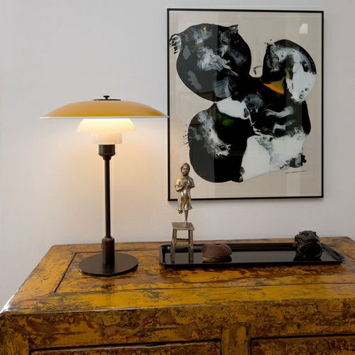  Louis Poulsen ルイスポールセン PH 3 1/2-2 1/2 Table テーブルランプ スタンドライト Φ330mm カラー：グリーン デザイン：ポール・ヘニングセン