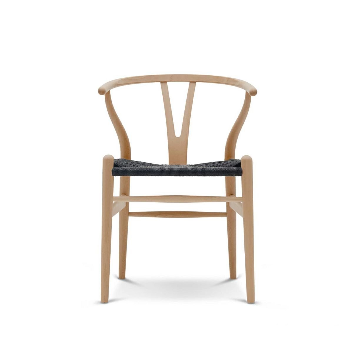 CH24 Yチェア （ワイチェア） ビーチ （オイルフィニッシュ） ブラックペーパーコード Carl Hansen & Son カール・ハンセン＆サン デザイン：ハンス・J・ウェグナー