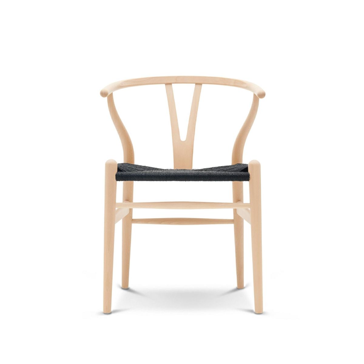 CH24 Yチェア （ワイチェア） ビーチ （ソープフィニッシュ）ブラックペーパーコード Carl Hansen & Son カール・ハンセン＆サン デザイン：ハンス・J・ウェグナー