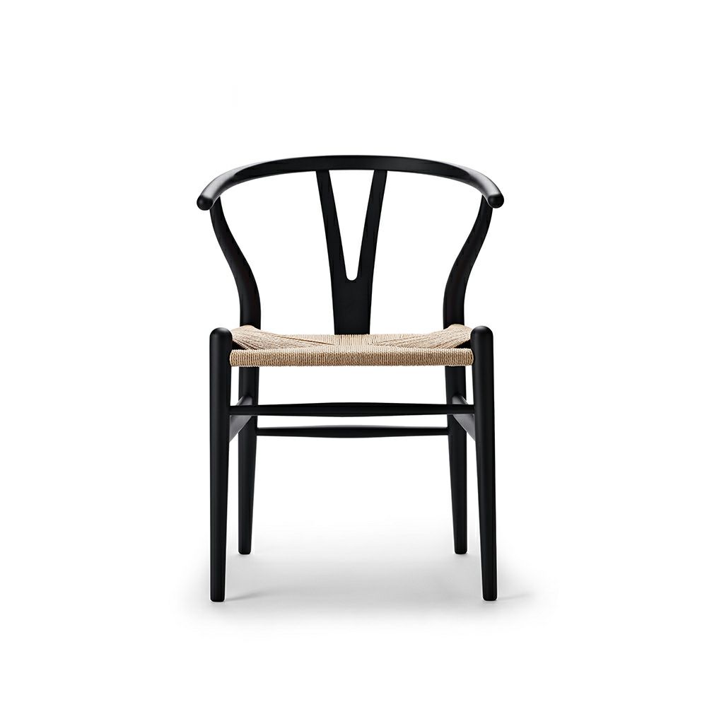 Carl Hansen & Son カール・ハンセン＆サン CH24 SOFT CHS COLOR Yチェア ソフト ビーチ （マット仕上げ） ソフトカラー：ブラック 座：ナチュラルペーパーコード デザイン：ハンス・J・ウェグナー